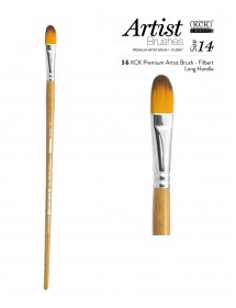KCK PREMIUM FLAT LONG HANDLE BRUSH - BR 121FR #14